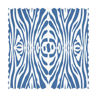 animal print printed fabric in light blue 