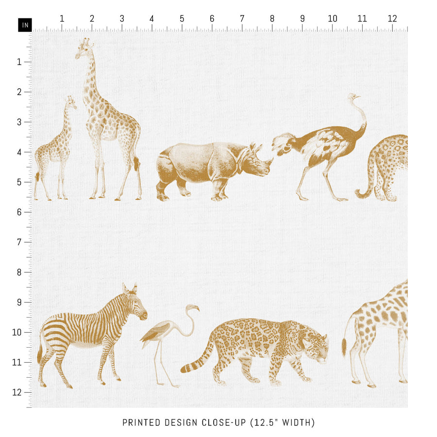 safari animal print fabric design 