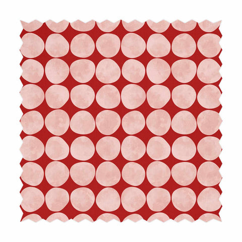 Tessuto Stampato Rosa dal Design Retro Chic
