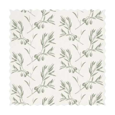 Vintage Olive Design Printed Fabric