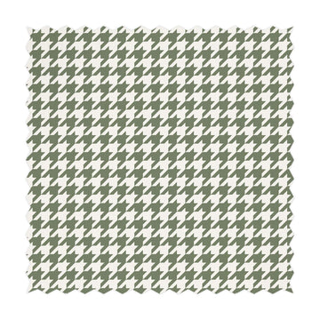 classic farmhouse fabric style with green houndstooth pattern