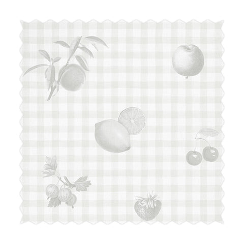 Tessuto stampato con design "Picnic di frutta"