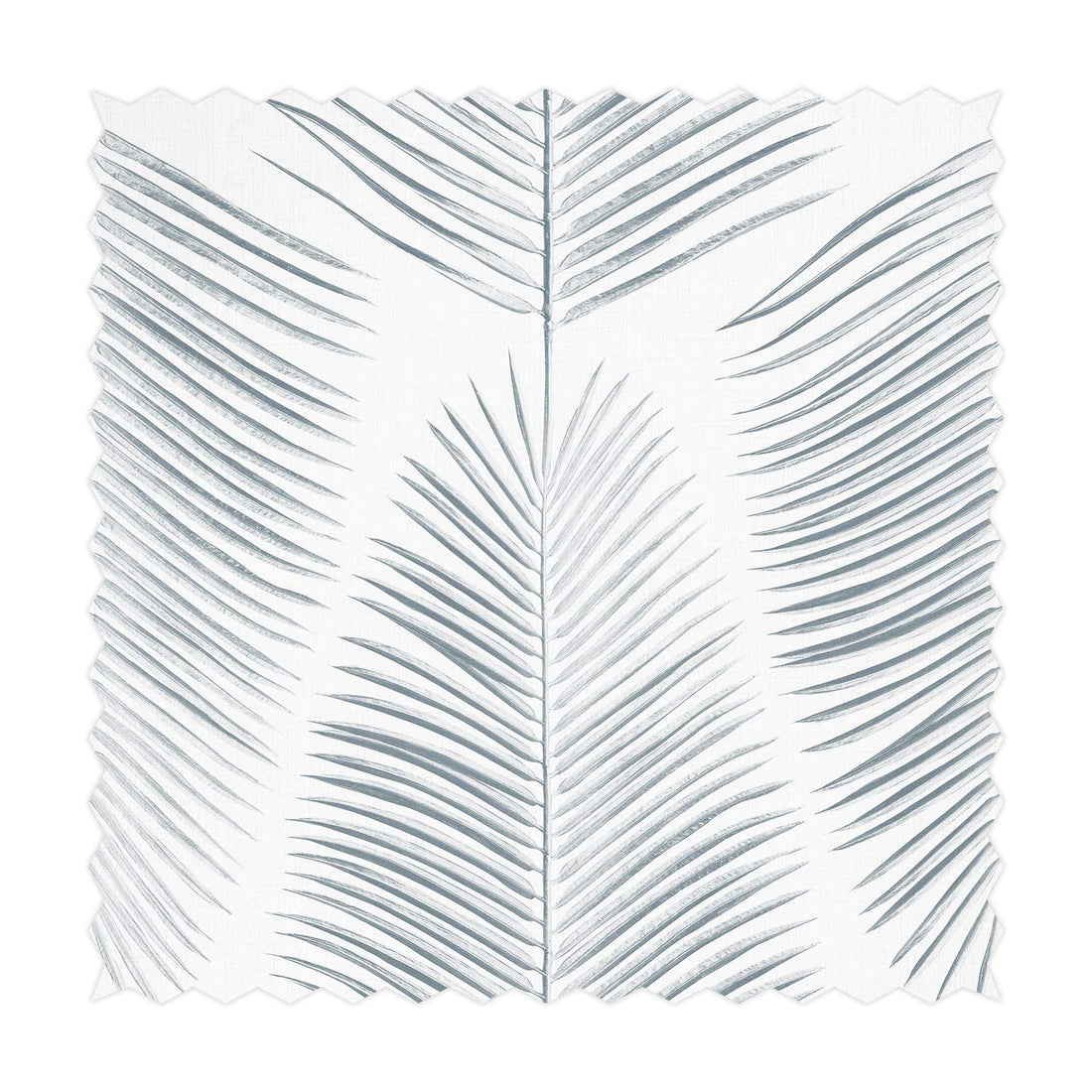 light and airy tropical palm leaf design fabric print