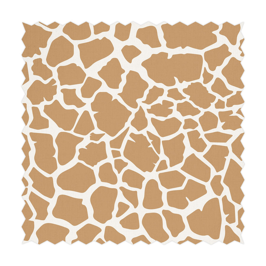 neutral giraffe print fabric design 