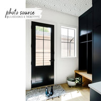 Scandi style geometric ceiling wallpaper