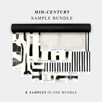 Tapetenmuster-Set – 6 Kalkputz-Tapetenmuster