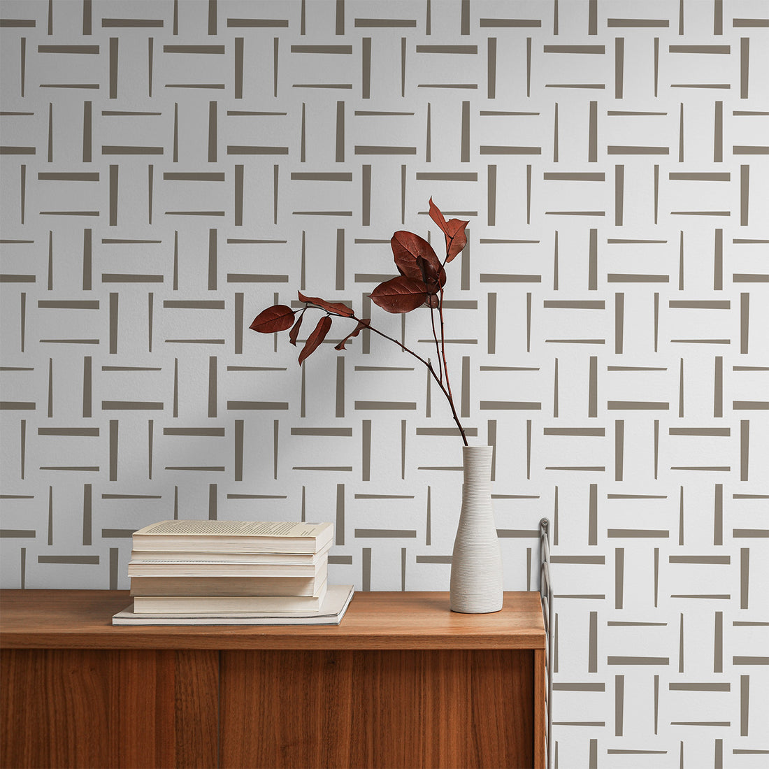 Retro Lines Design Wallpaper