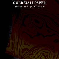 Gold Malachite Metallic Wallpaper