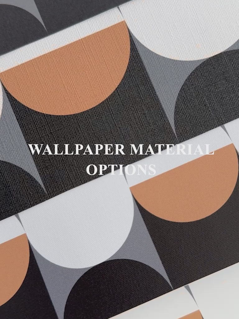 Retro Geometric Ombre Removable Wallpaper