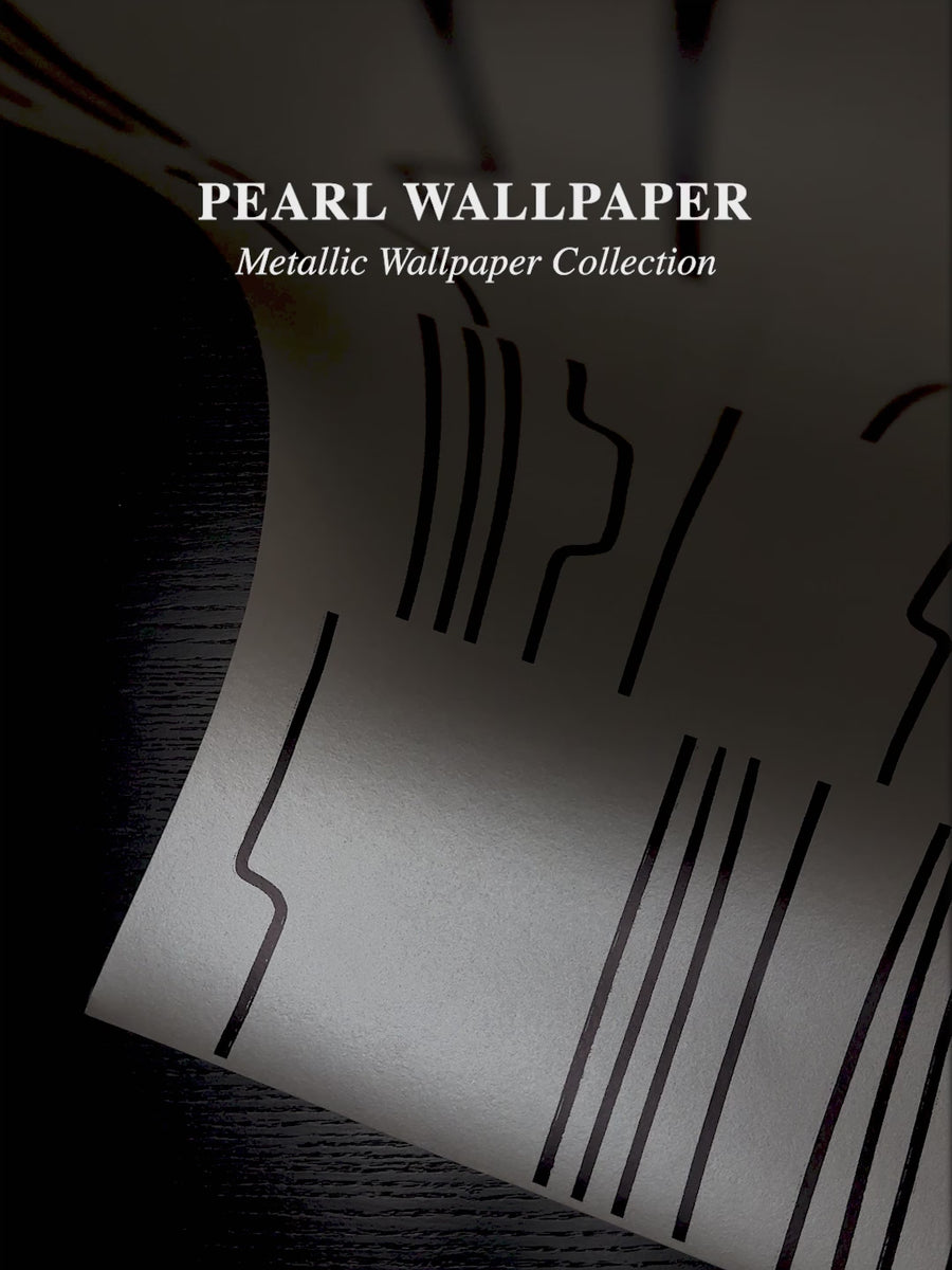 Metallic Pearl Geometric Drawing Lines Wallpaper