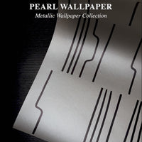 Metallic Pearl Geometric Drawing Lines Wallpaper