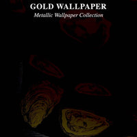 Gold Abstract Oysters Removable Wallpaper