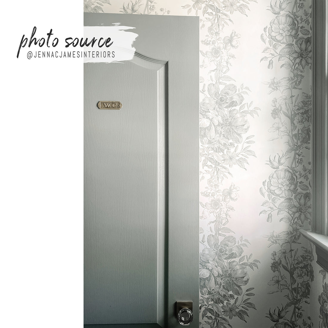Sage Green Toile Wallpaper