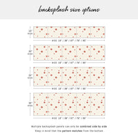 Cute Flower Tile Design Backsplash