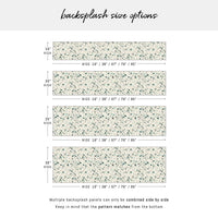 Green Terrazzo Design Backsplash