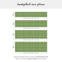Vintage Floral Damask Backsplash