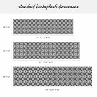 peel and stick tile backsplash dimensions