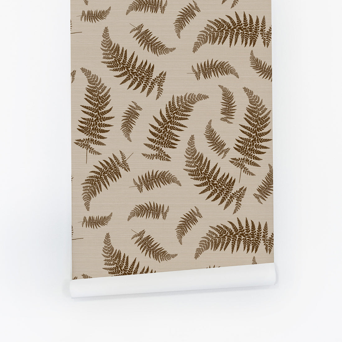 Textured Ferns Grasscloth Wallpaper