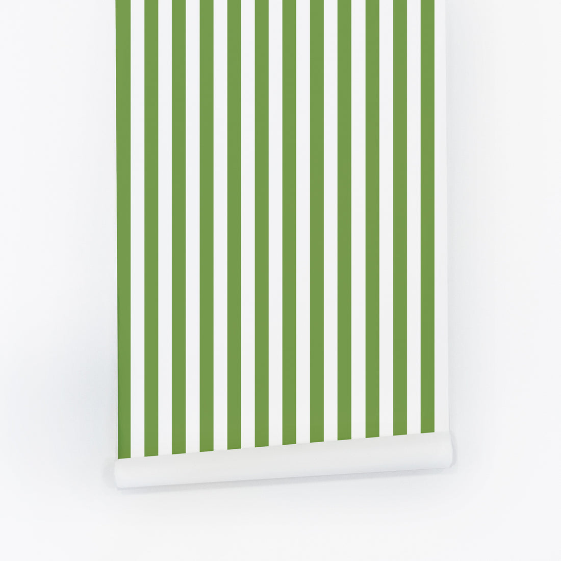 bright green peel and stick wallpaper with modern vertical lines