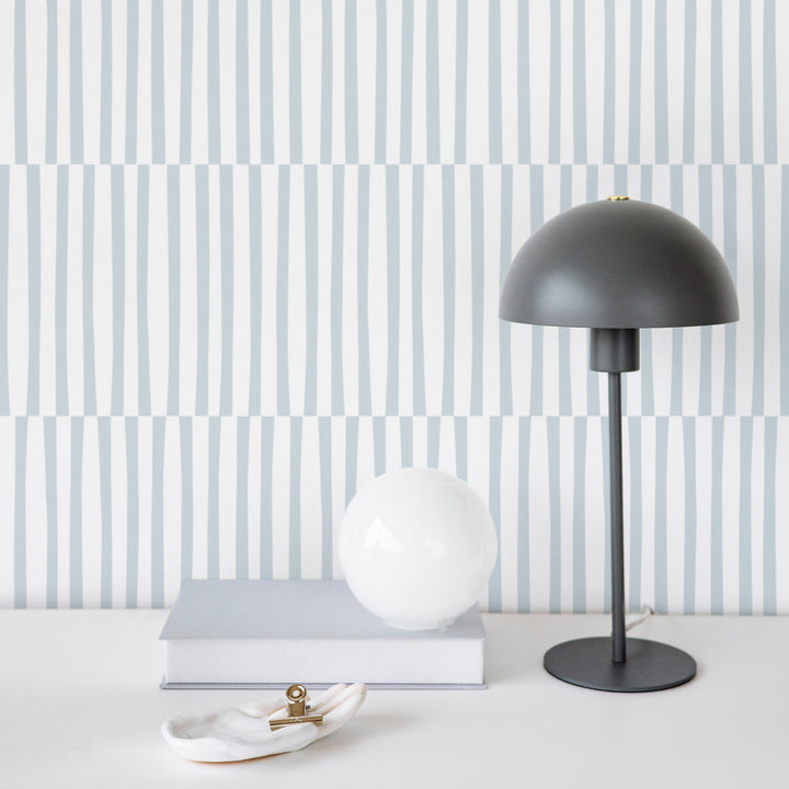 light blue vertical lines wallpaper design