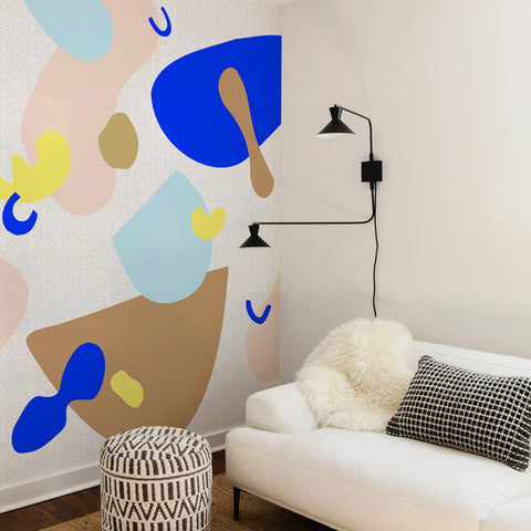 Paint Over Herringbone Wall Mural