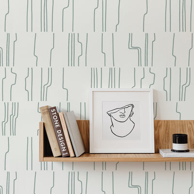 Sage Drawing Lines Wallpaper