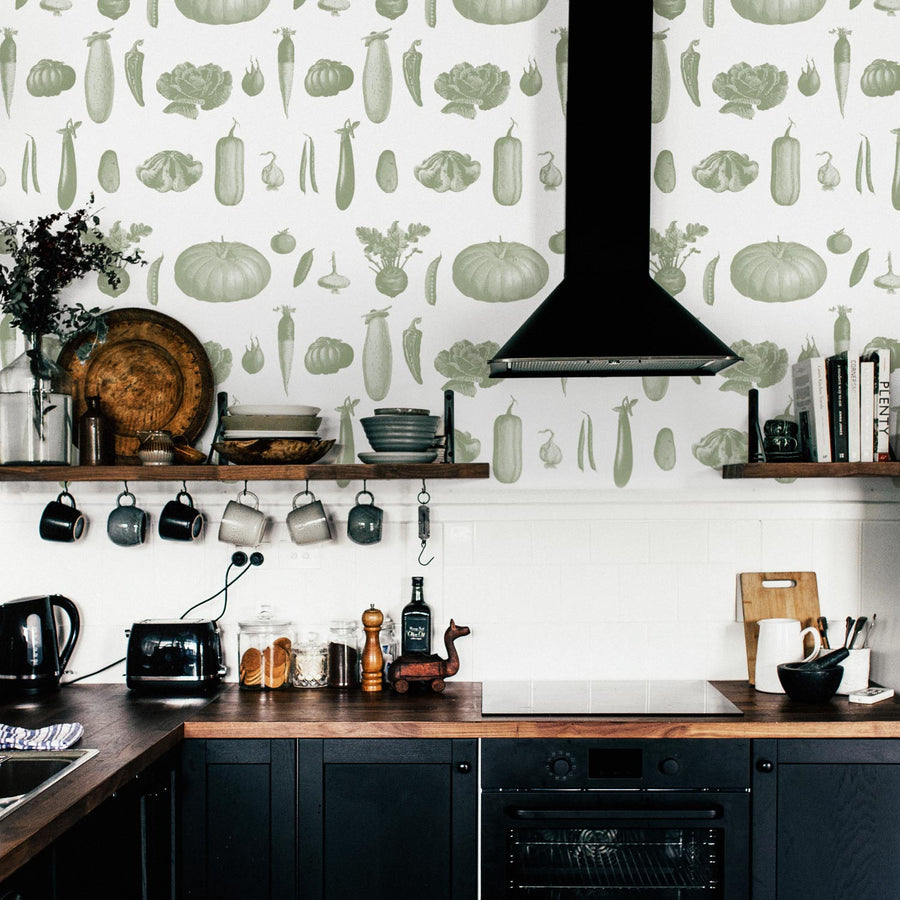 retro kitchen print wallpaper at caitlin hume blog... Vintage Kitchen Wallpaper Pattern