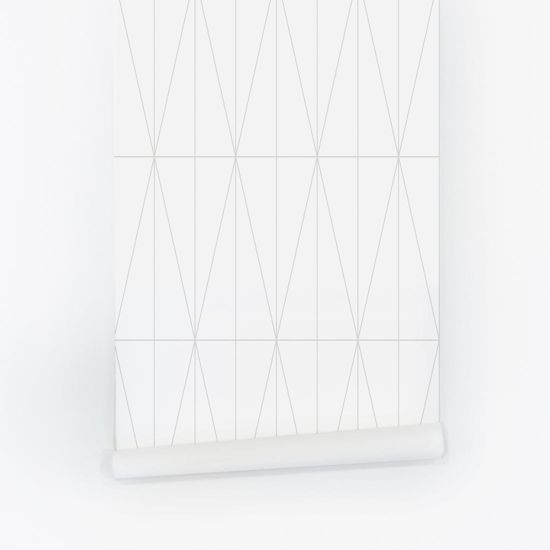 grey geometric lines wallpaper design for scandinavian interior