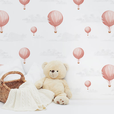 Vintage air balloons wallpaper