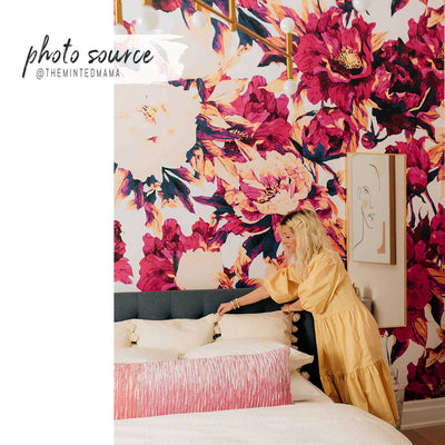 Bold Floral wall mural