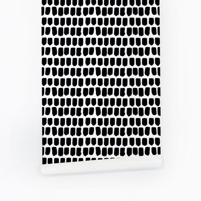 Tiny Brush Pattern © Wallpaper In Black