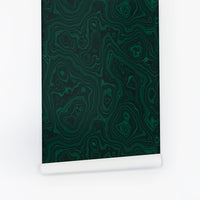 mosaic dark green removable wallpaper