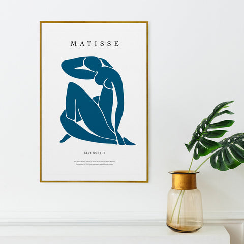 Blue Nude II di Matisse Poster artistico