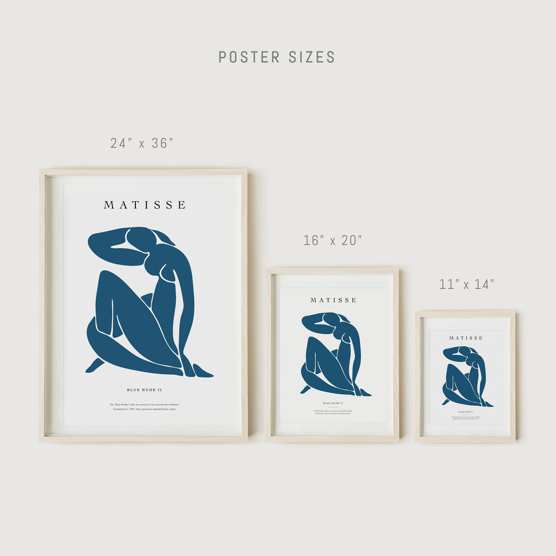 Blue Nude by Print Art Poster |