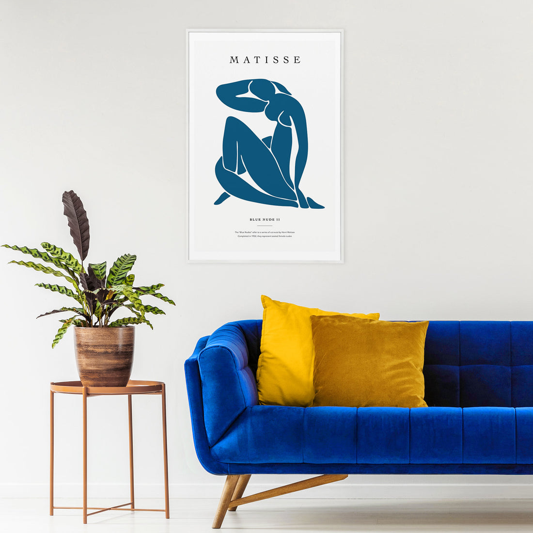 Henri Matisse Eclectic Blue Nude wall Decor