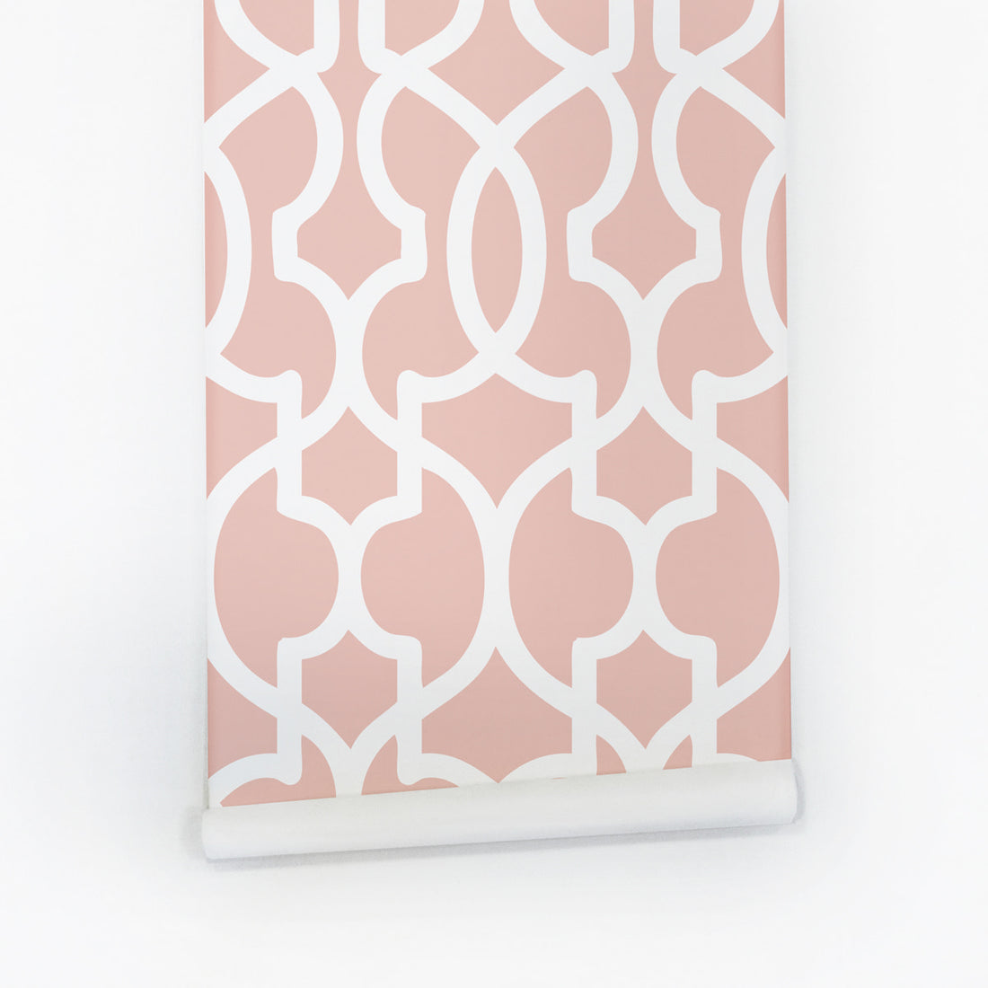 Blush Pink Morocco Removable Wallpaper | Bedroom Wall Decor | Livettes