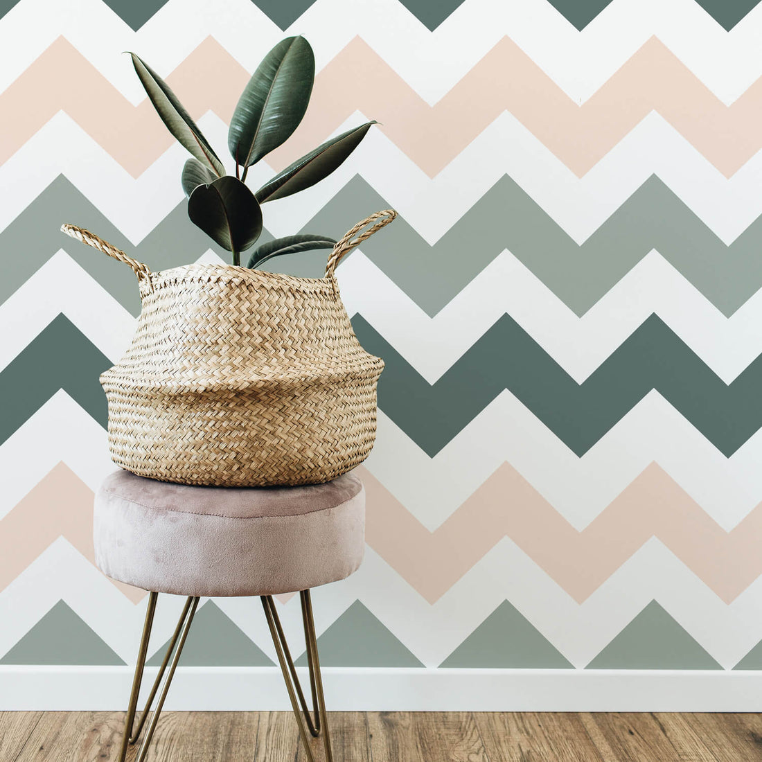 Pink Chevron Wallpaper