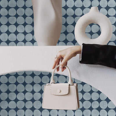 Blue Retro Chic wallpaper