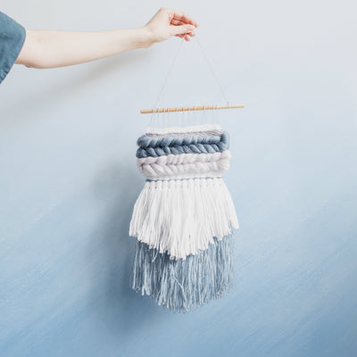 Baby Blue Ombre wall mural