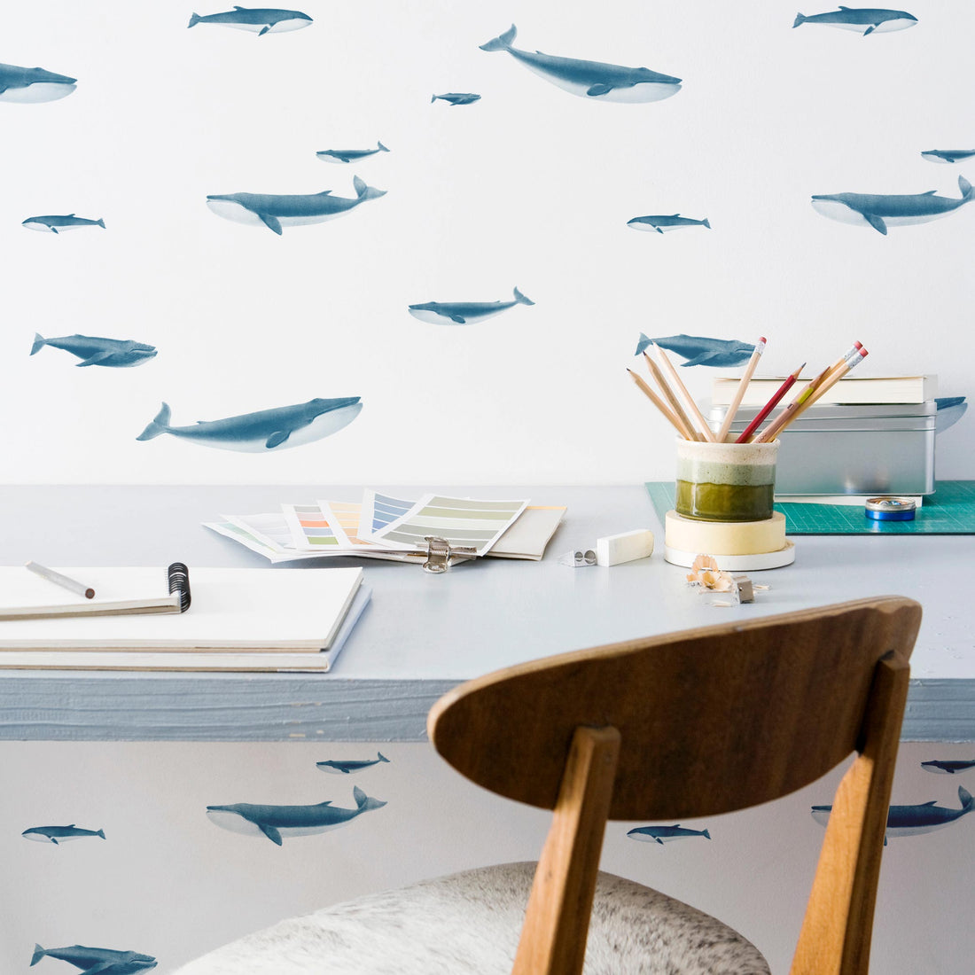 whale wallpaper pattern