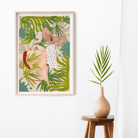 Stampa d'Arte Poster Soggiorno Foresta Pluviale