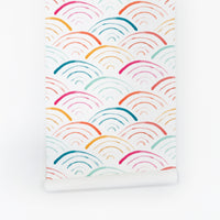 Rainbow removable wallpaper by Livettes