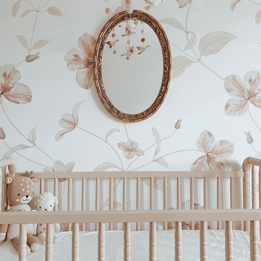 Soft Florals Wall Mural | Livettes | Livettes Wallpaper