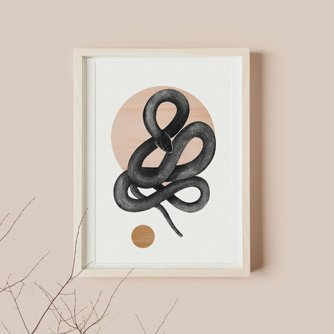 The Snake Art Poster