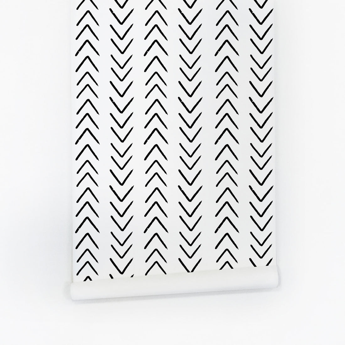 Black and white scandinavian arrows removable wallpaper