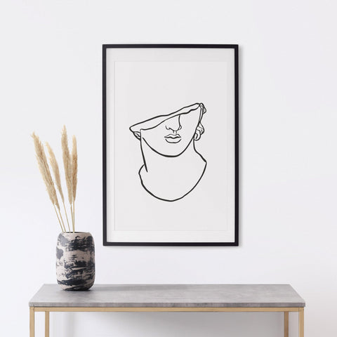 Statue Art Poster