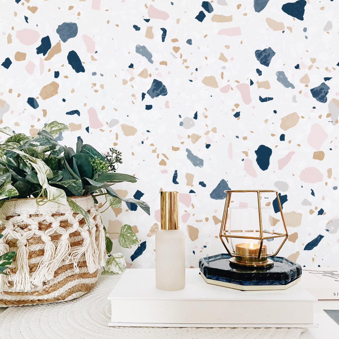 Terrazzo (several colourways) | Removable PhotoTex Wallpaper – Minnie and  Me Interiors