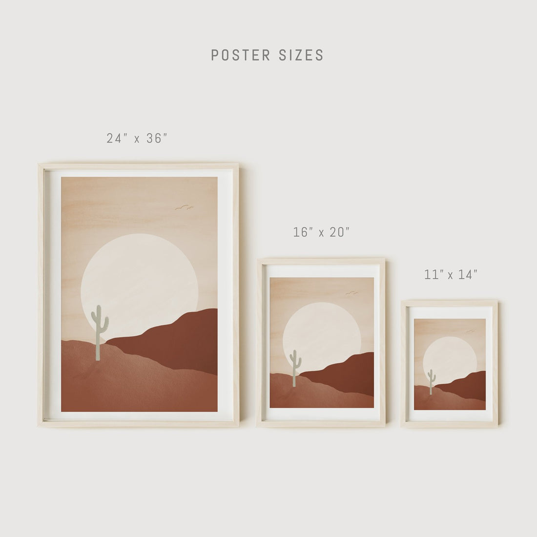 Desert Sunset art prints