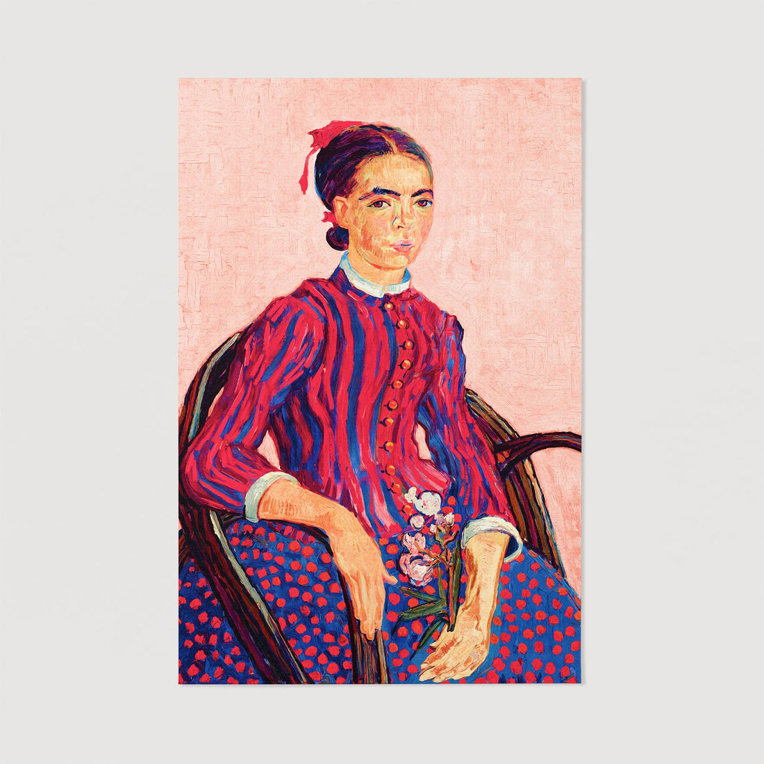 Colorful Feminine Painting reproduction art print