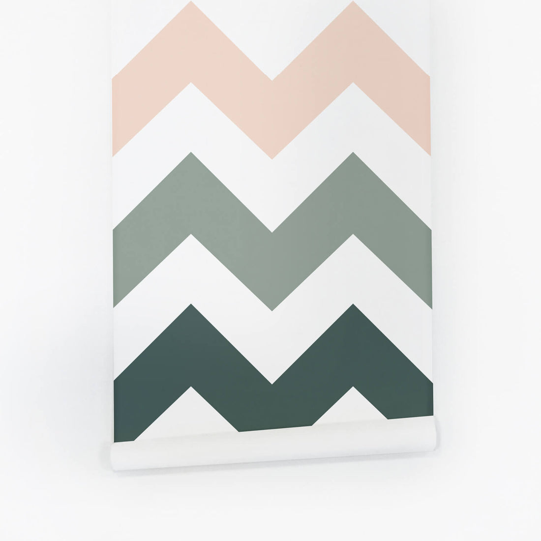 pink and green chevron pattern